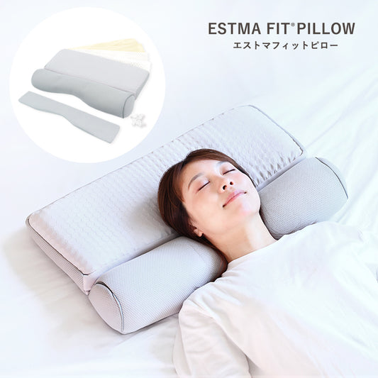 【ESTMAFIT PILLOW】ぷにもち触感で、首肩フィット。力みがほどけるような寝心地